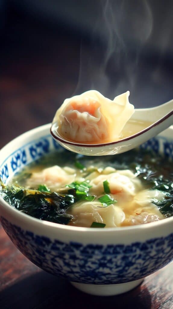 Homemade Wonton Soup Recipe