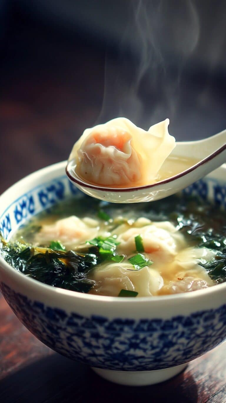 Homemade Wonton Soup Recipe