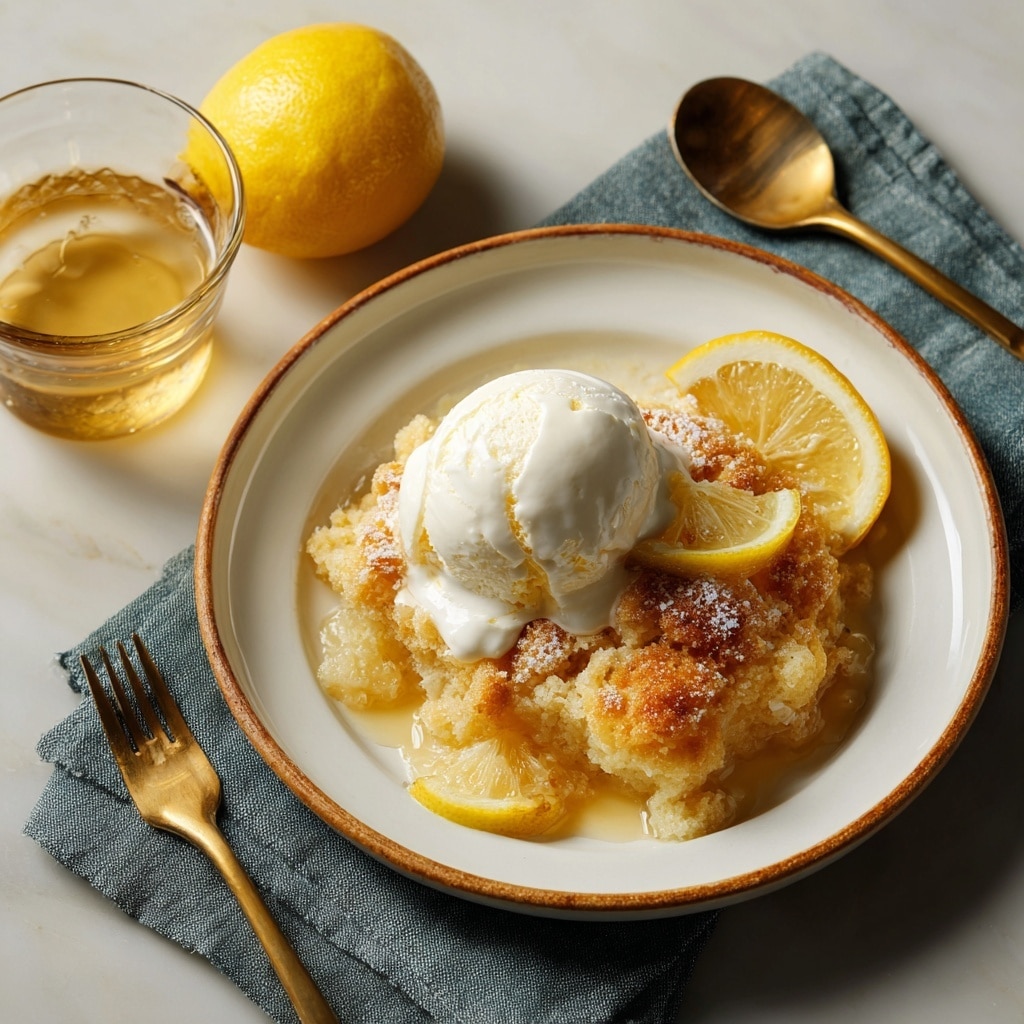 Magic Lemon Cobbler Recipe