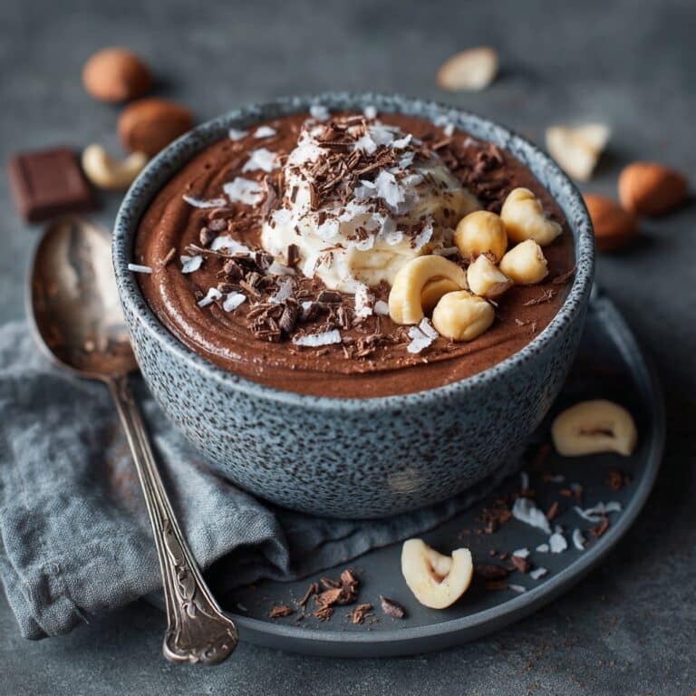 Hazelnut Chocolate Olive Oil Mousse Recipe
