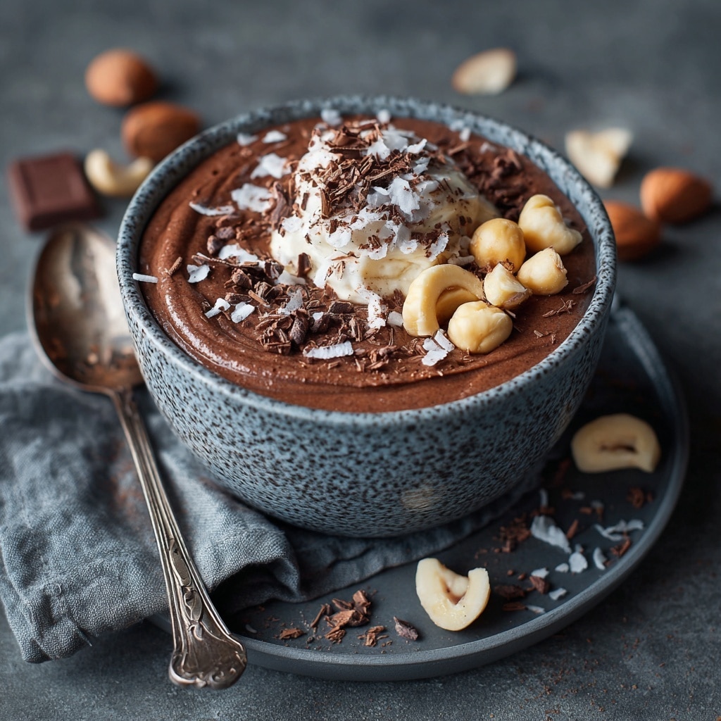 Hazelnut Chocolate Olive Oil Mousse Recipe