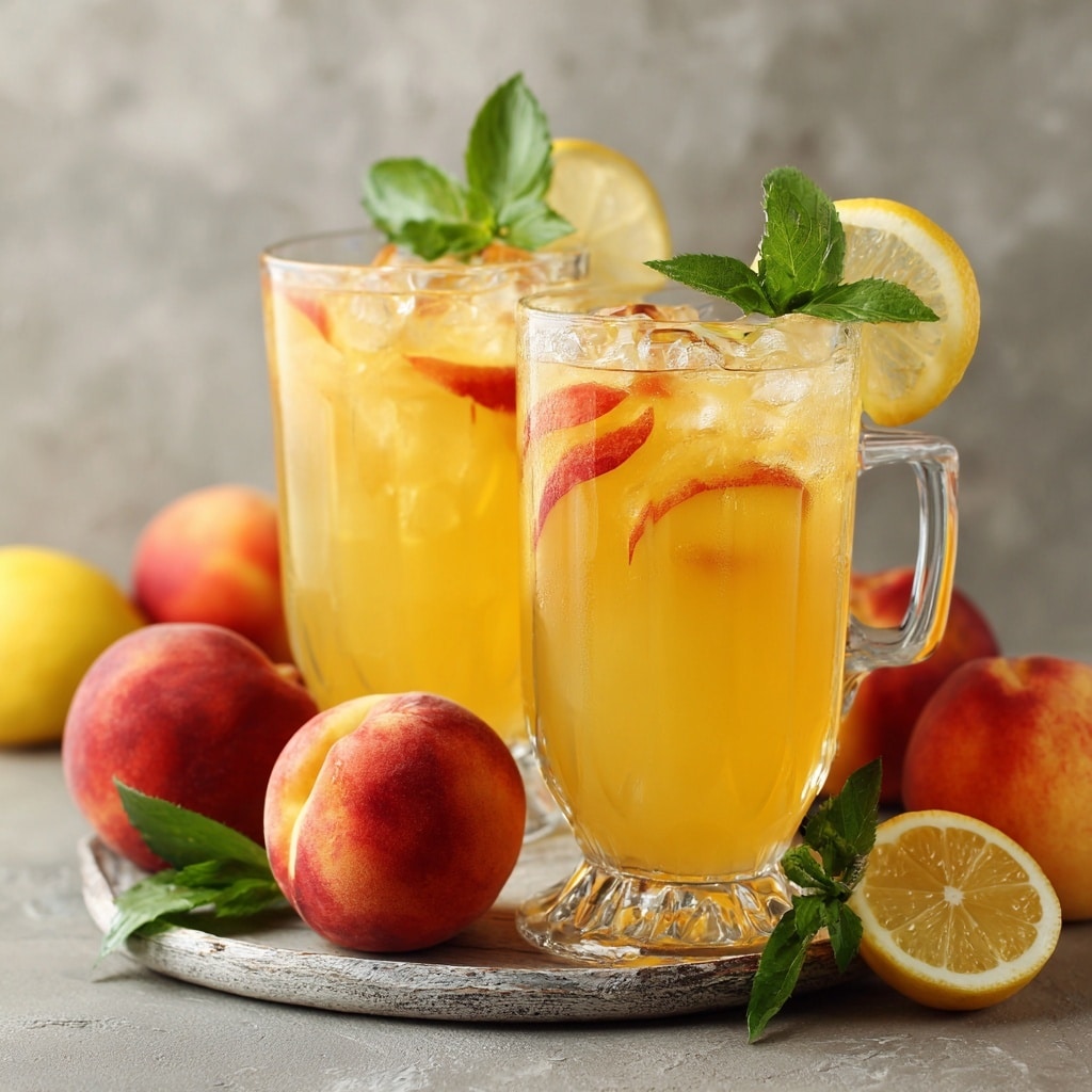 Peach Lemonade Slush Recipe - Recipe Image