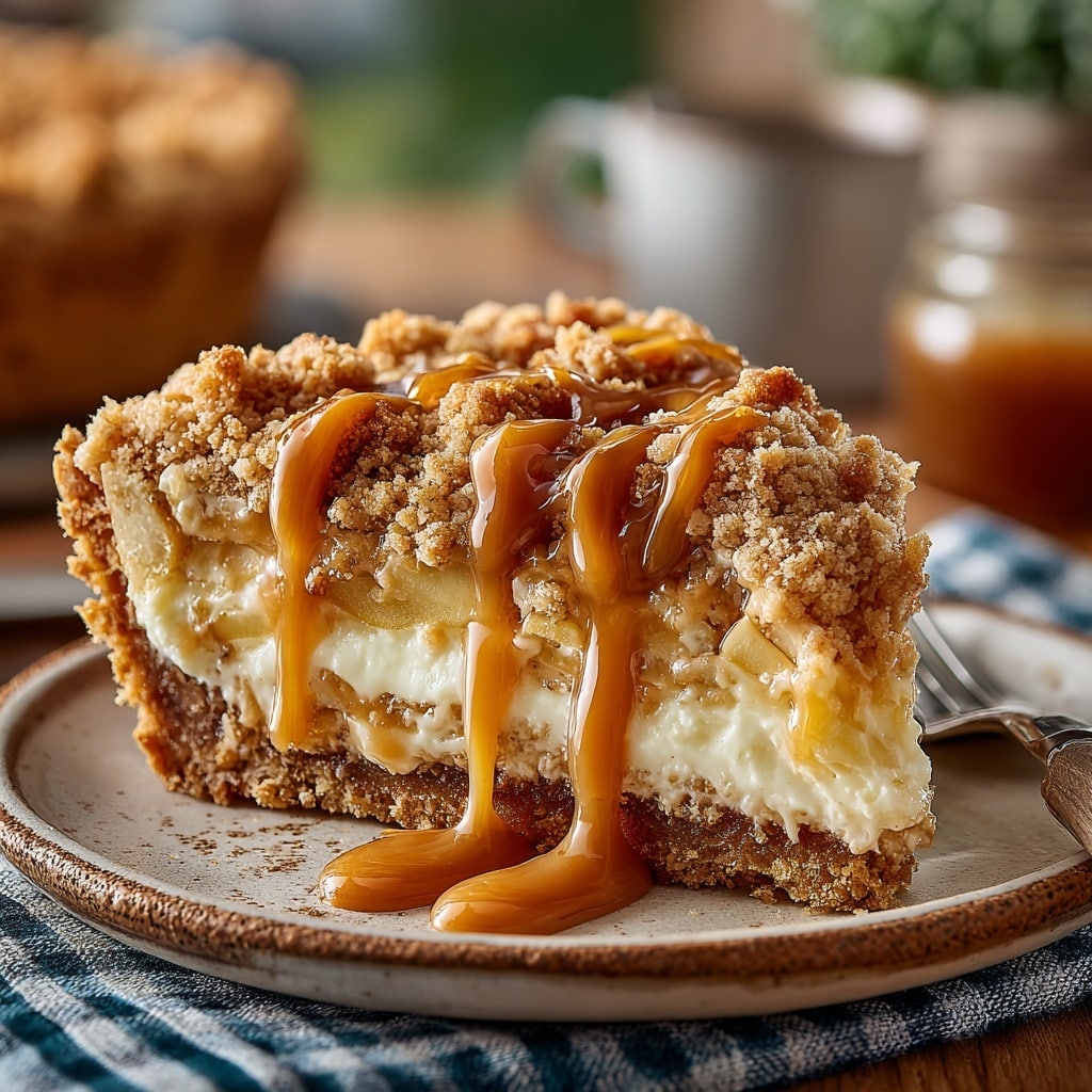 Salted Caramel Apple Pie Cheesecake Recipe