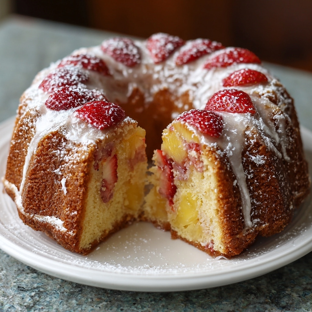Cranberry Cream Cheese Pound Cake Recipe