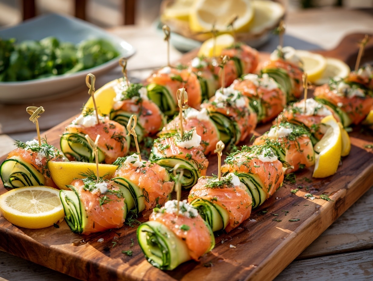 Easy Baked Salmon Sushi Cups Recipe