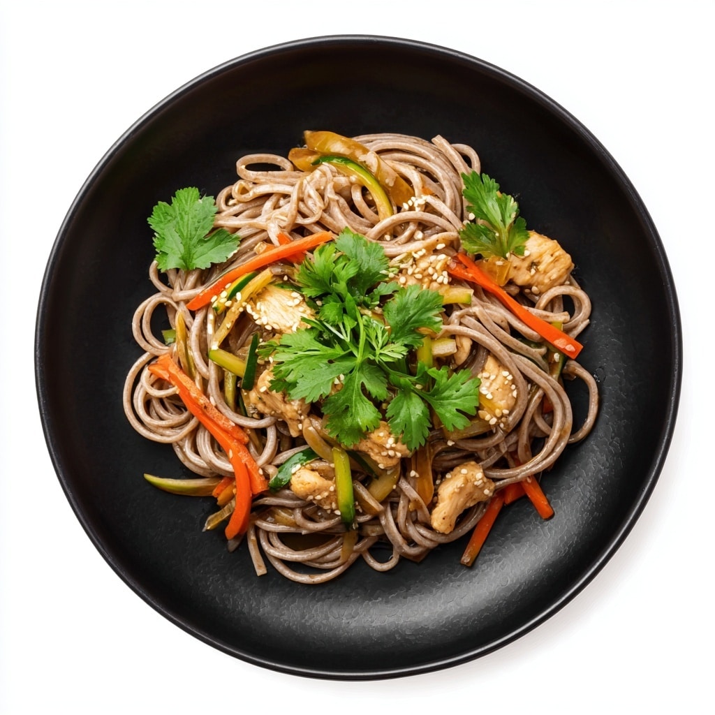 Sesame, Edamame & Chicken Noodle Salad Recipe - Recipe Image