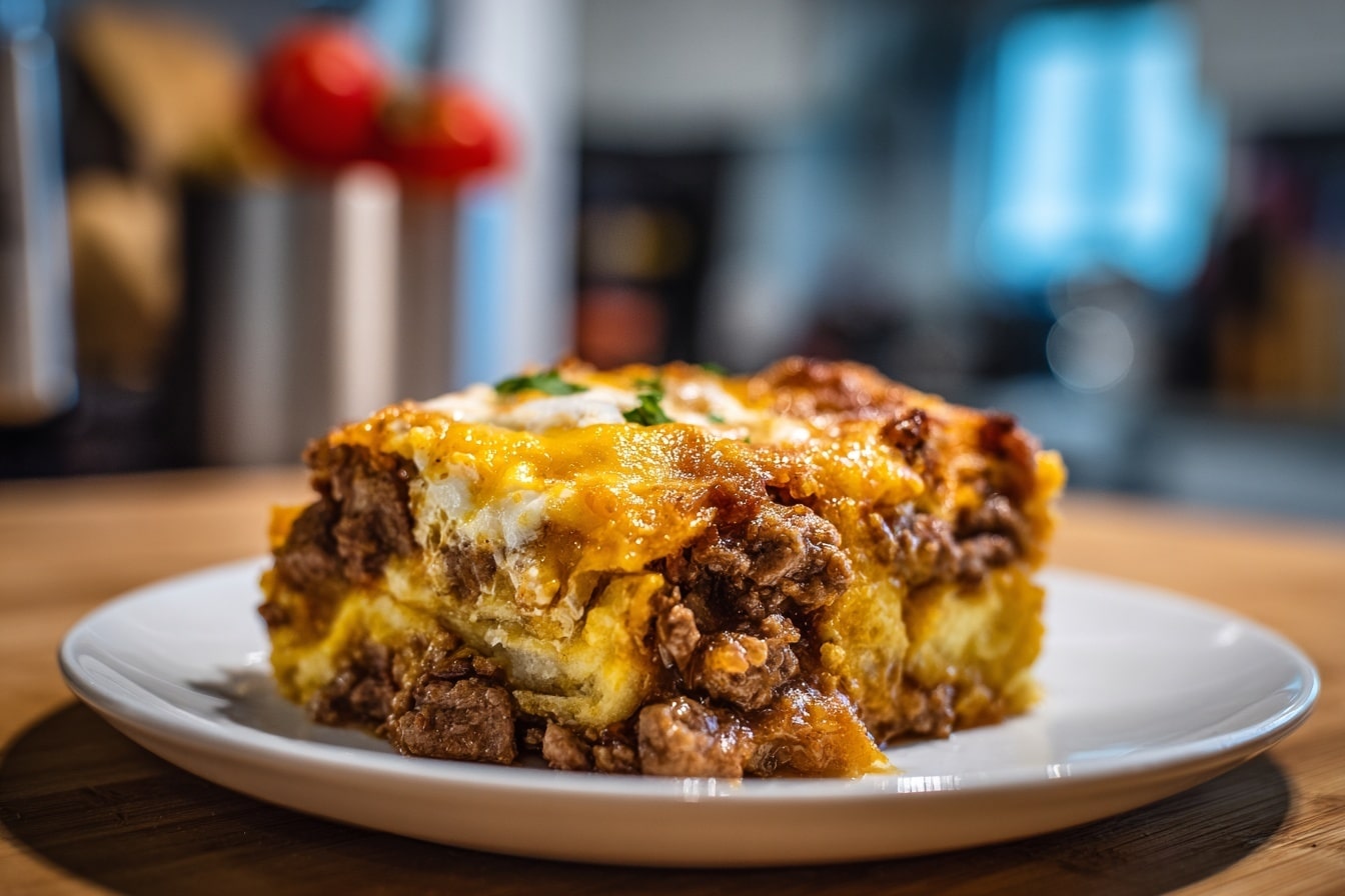 Crockpot Taco Casserole Recipe - Recipe Image