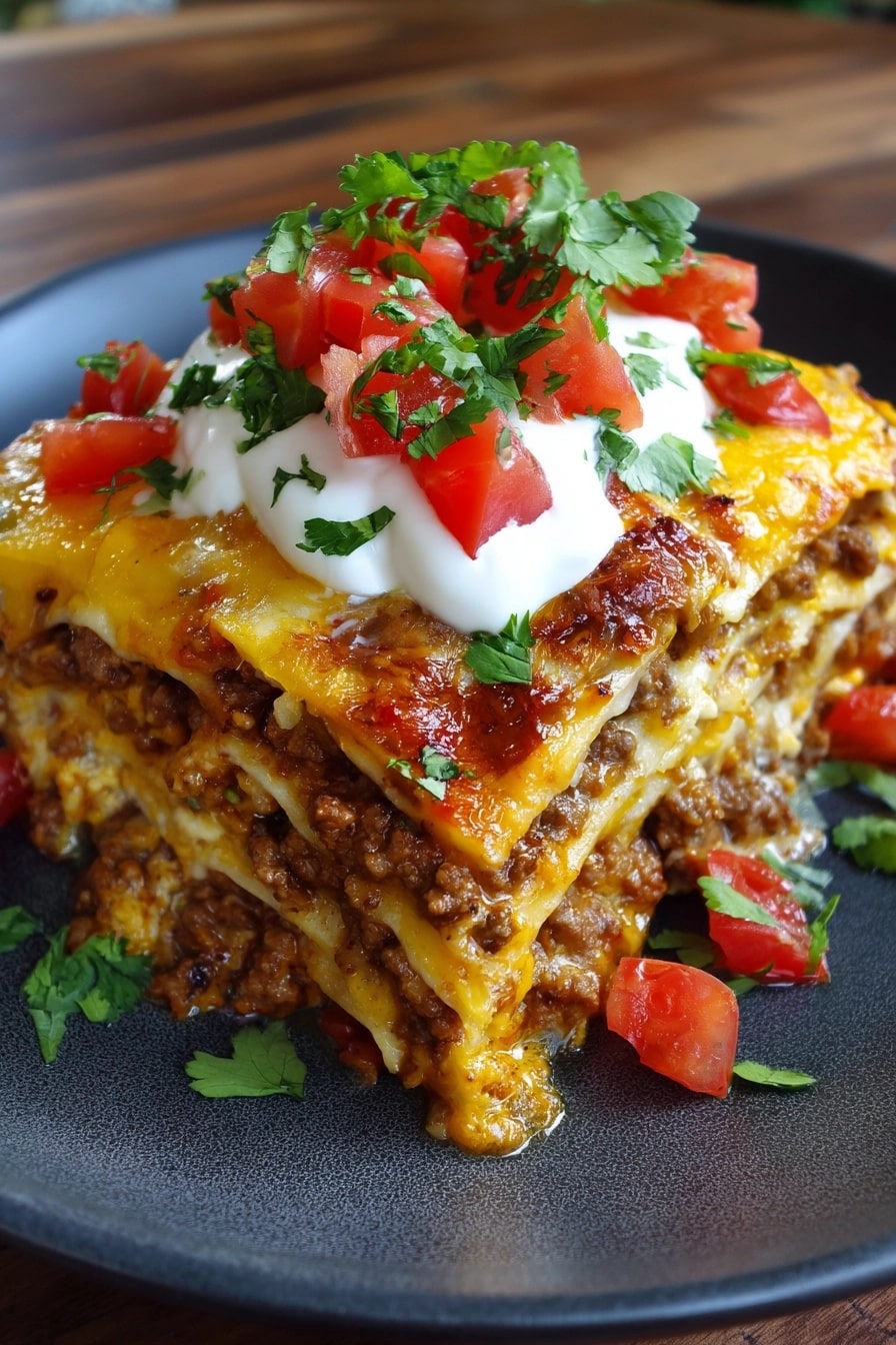 Taco Casserole Recipe - Recipe Image