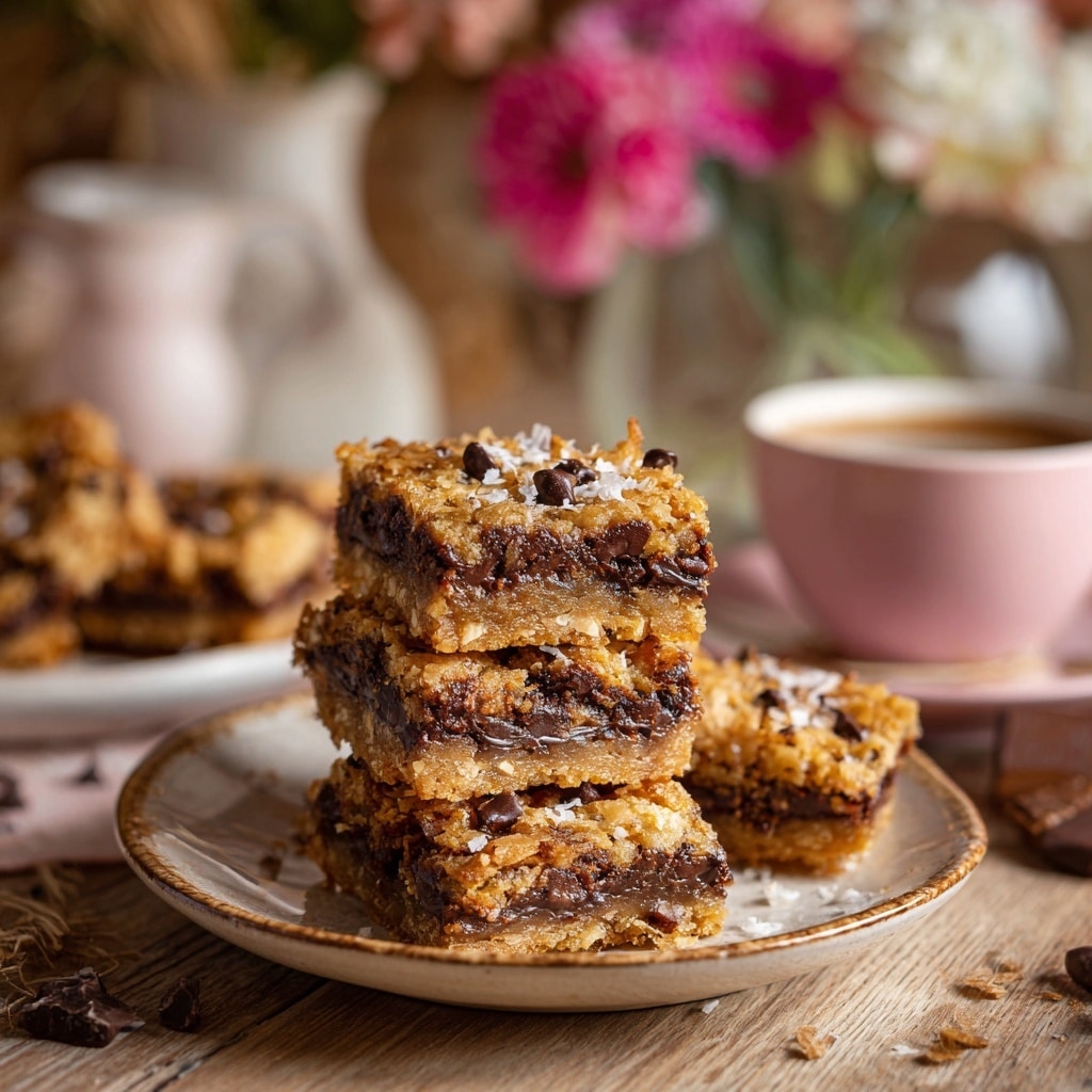 Sourdough Chocolate Chip Blondies Recipe - Recipe Image