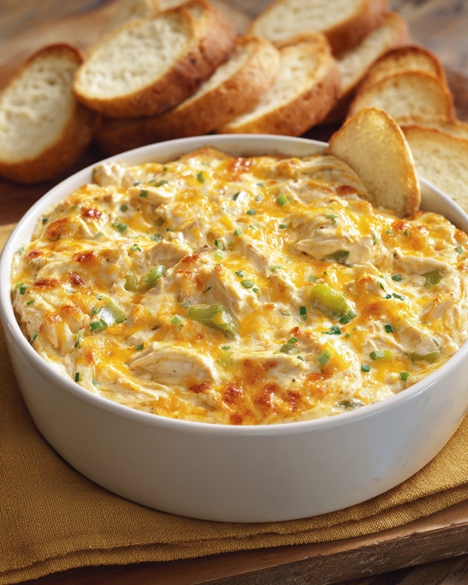 Creamy Baked Double Cheese and Onion Dip Recipe