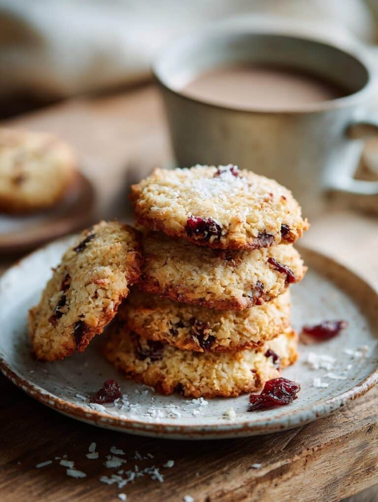 Raspberry, Almond & Oat Breakfast Cookies Recipe