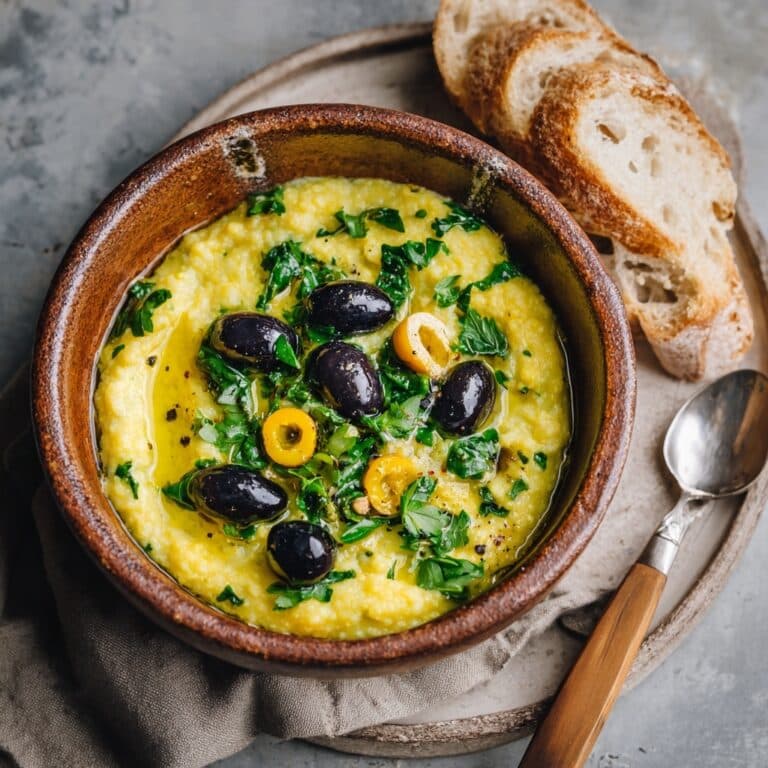 My Favourite Greek Fava Dip with Caramelized Onion Recipe