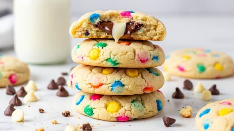 Cake Batter Chocolate Chip Cookies Recipe