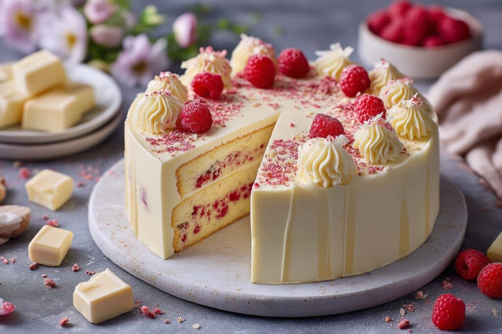 Valentine’s Raspberry Cake Recipe