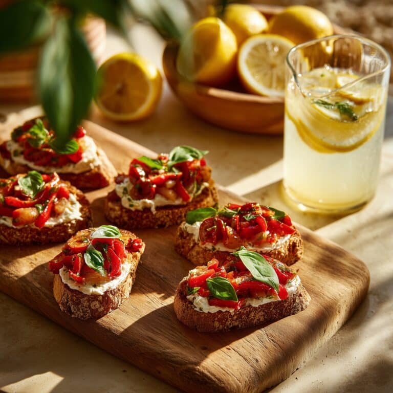 Smashed Cannellini Bean Crostini Recipe