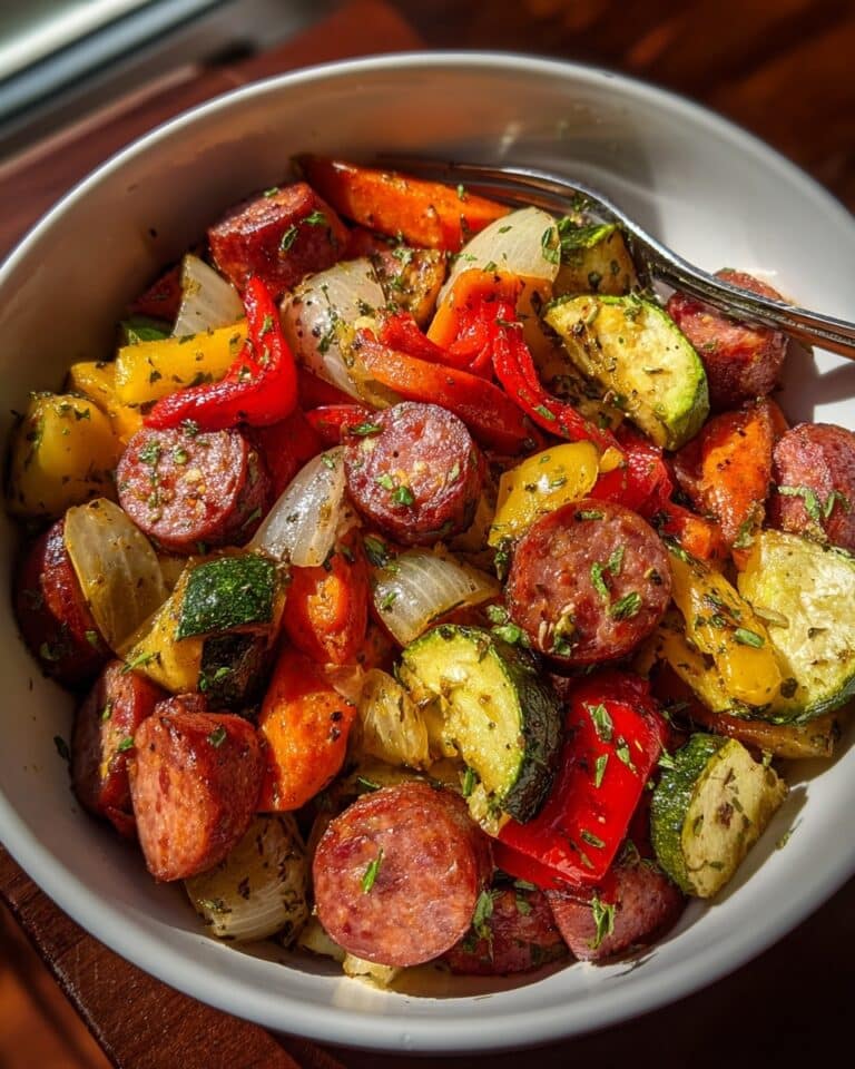 One Pan Sausage and Potatoes: A Simple and Hearty Dinner Idea Recipe