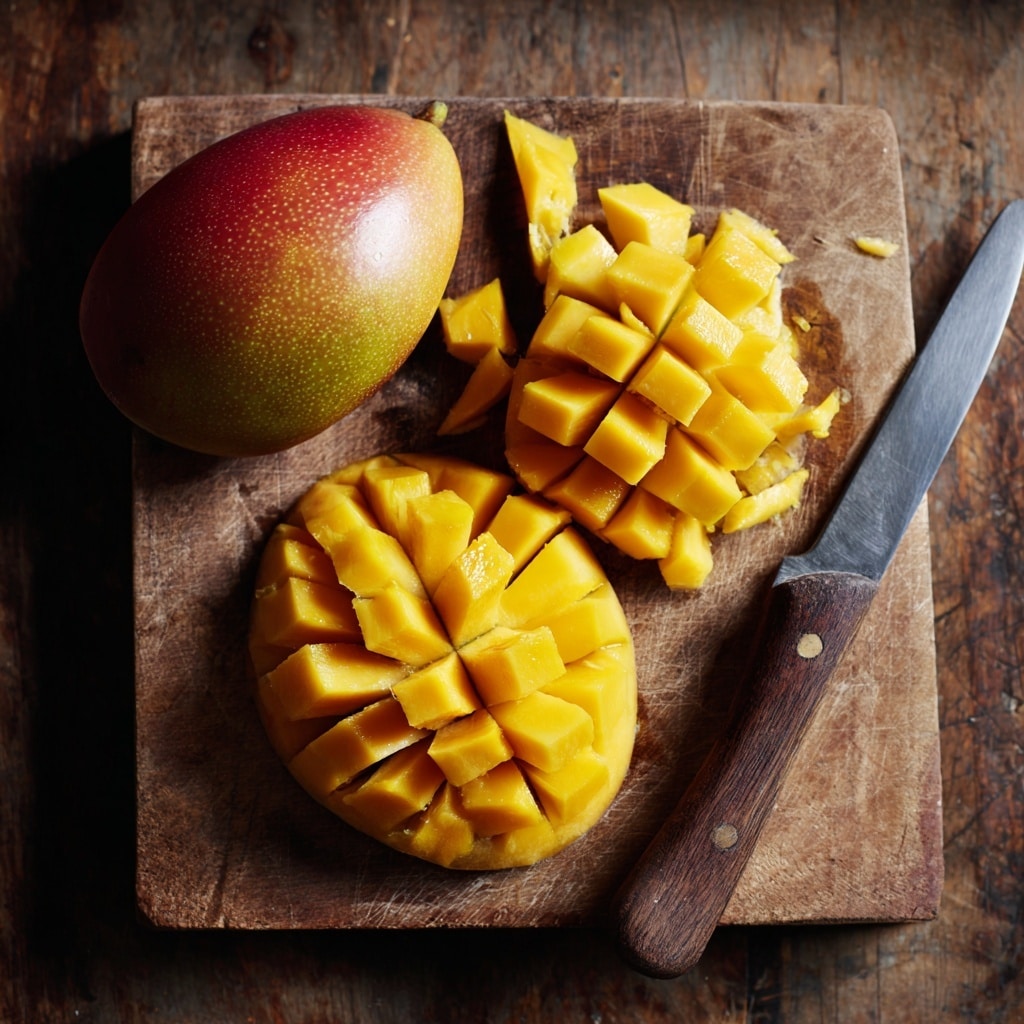 How to Cut a Mango Recipe - Recipe Image