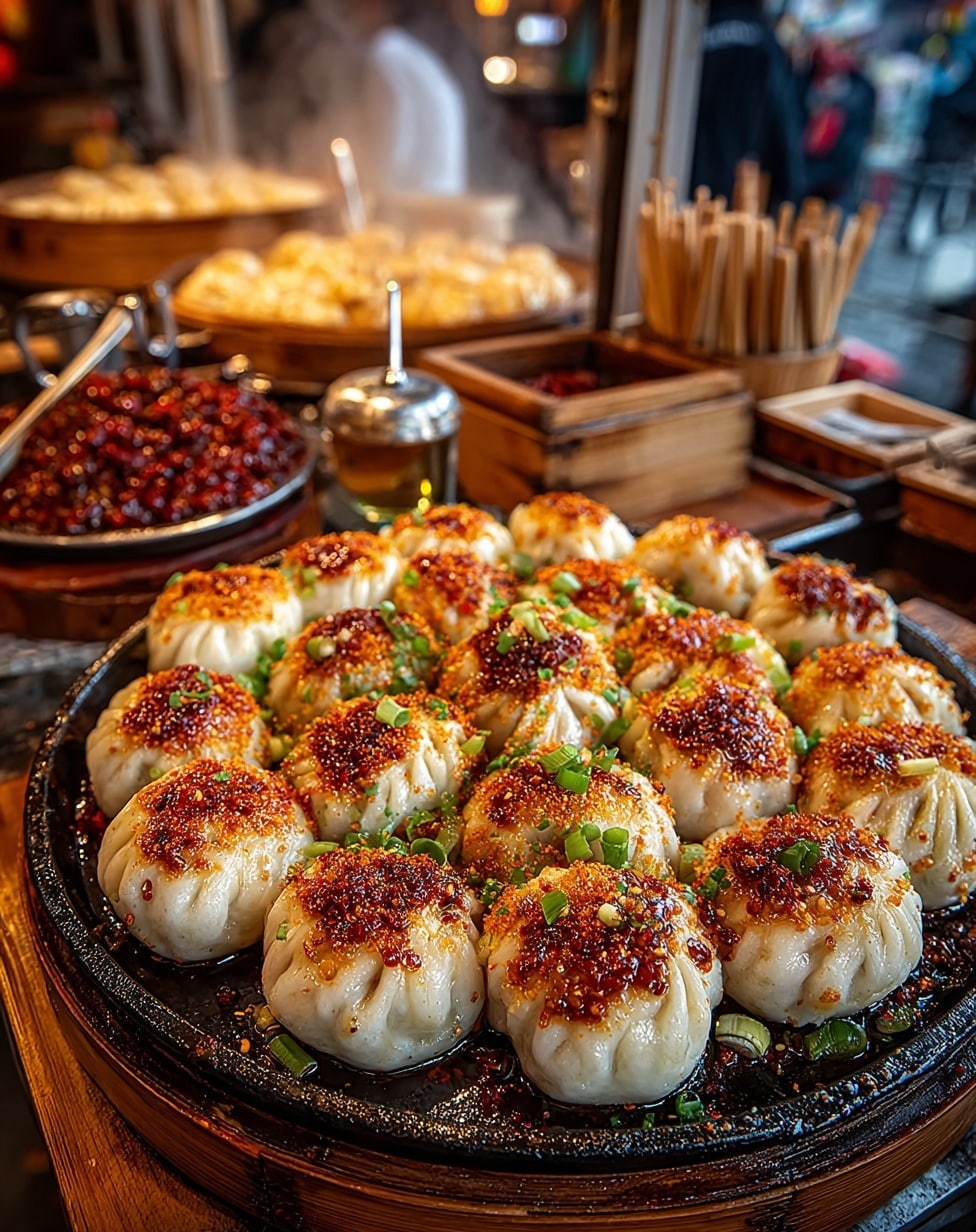 Dumpling Bake with Thai Red Curry and Bok Choy Recipe