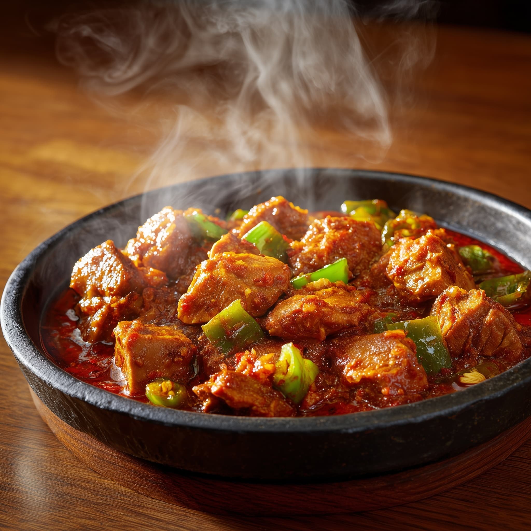 Kadhai Chicken Chargha with Mint Raita and Naan Recipe - Recipe Image