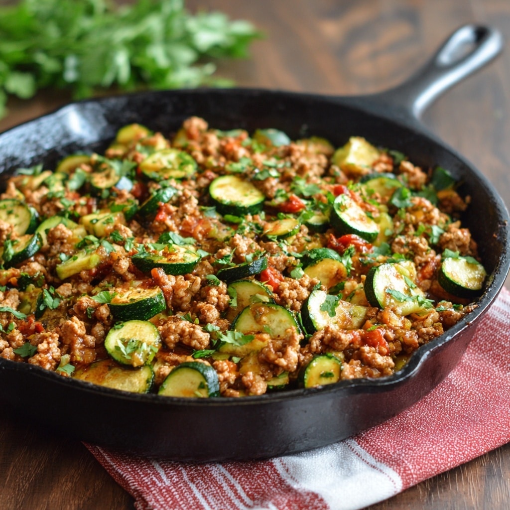 Ground Beef Orzo Skillet Recipe - Recipe Image