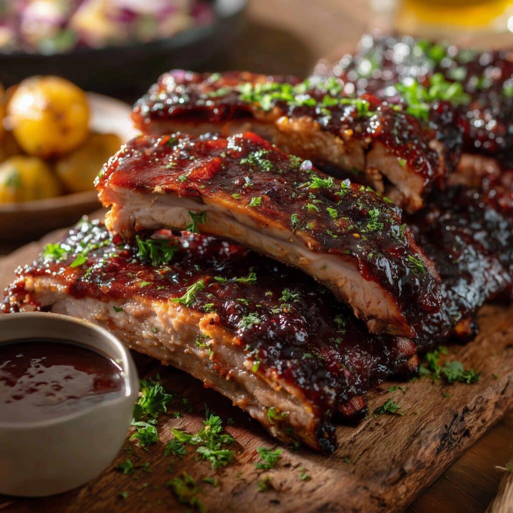 Garlic Brown Sugar Lamb Ribs Recipe