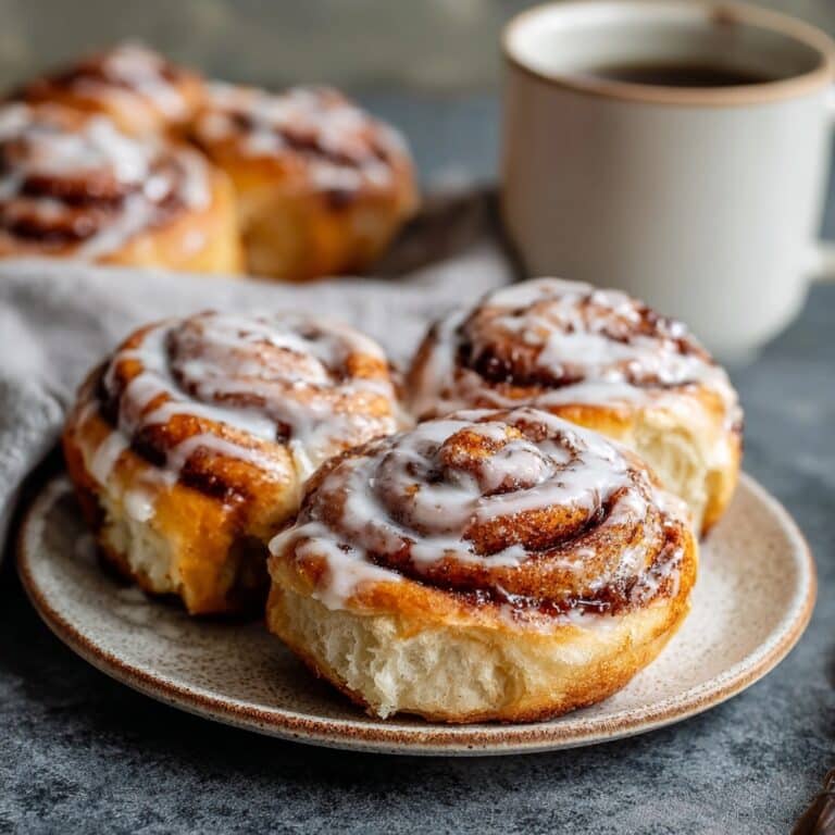 Fluffy Cinnamon Rolls with Creamy Glaze Recipe