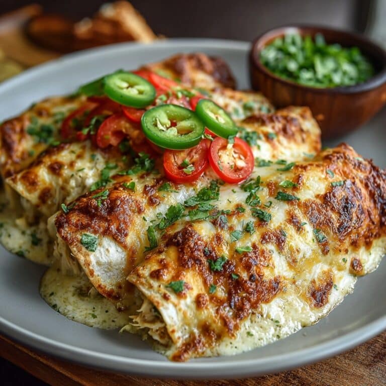 20-Minute Green Chile Chicken Enchiladas Recipe