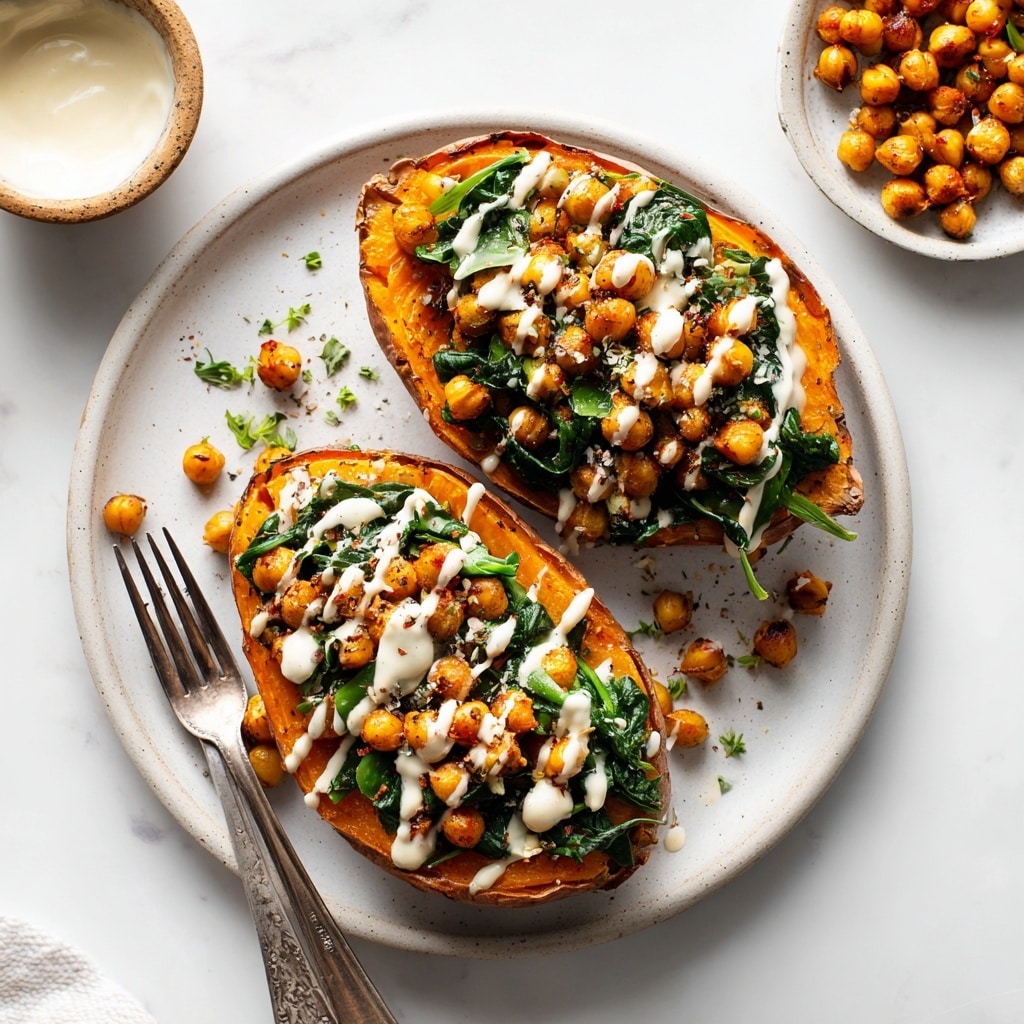 Roasted Sweet Potato Stacks Recipe