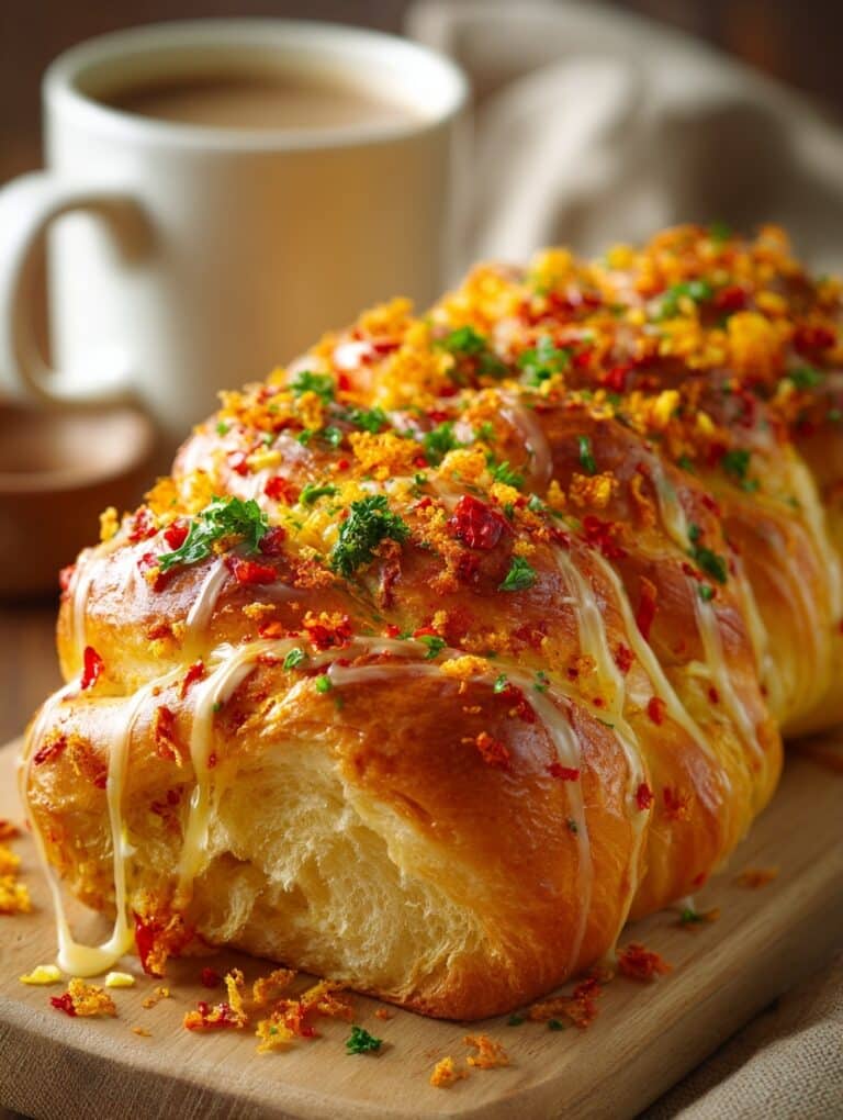 Ultimate Swirled Garlic Herb Cheese Bread Recipe