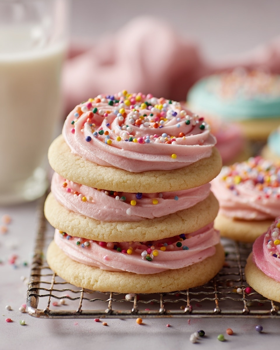 Strawberry Pop Tart Sugar Cookies Recipe - Recipe Image