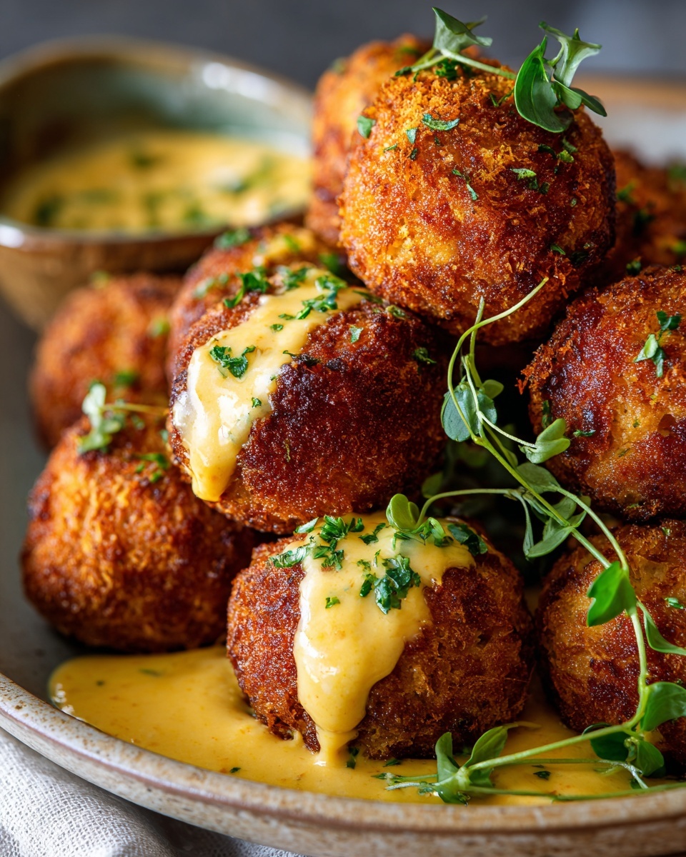 Cheesecake Factory Air Fryer Fried Macaroni and Cheese Balls Recipe - Recipe Image