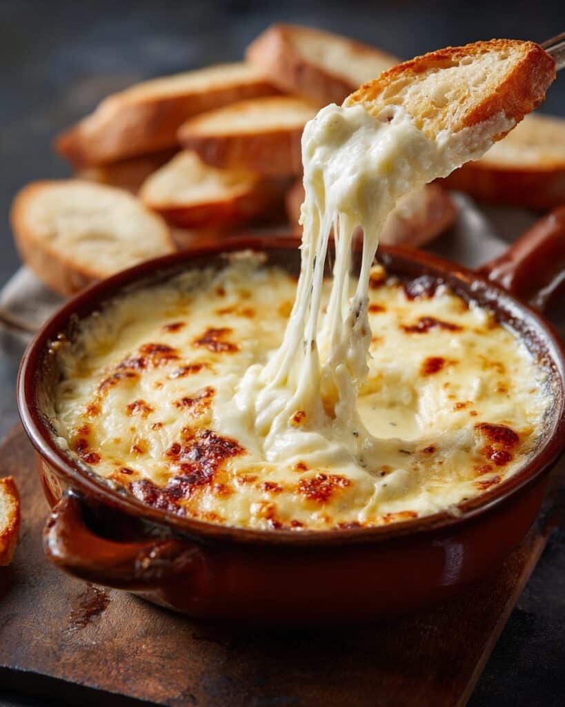 Melty Chilli Cheese & Thyme Fondue Dip Recipe