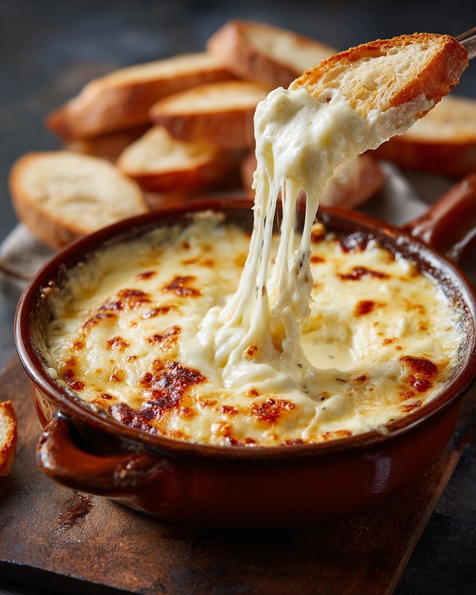 Melty Chilli Cheese & Thyme Fondue Dip Recipe - Recipe Image