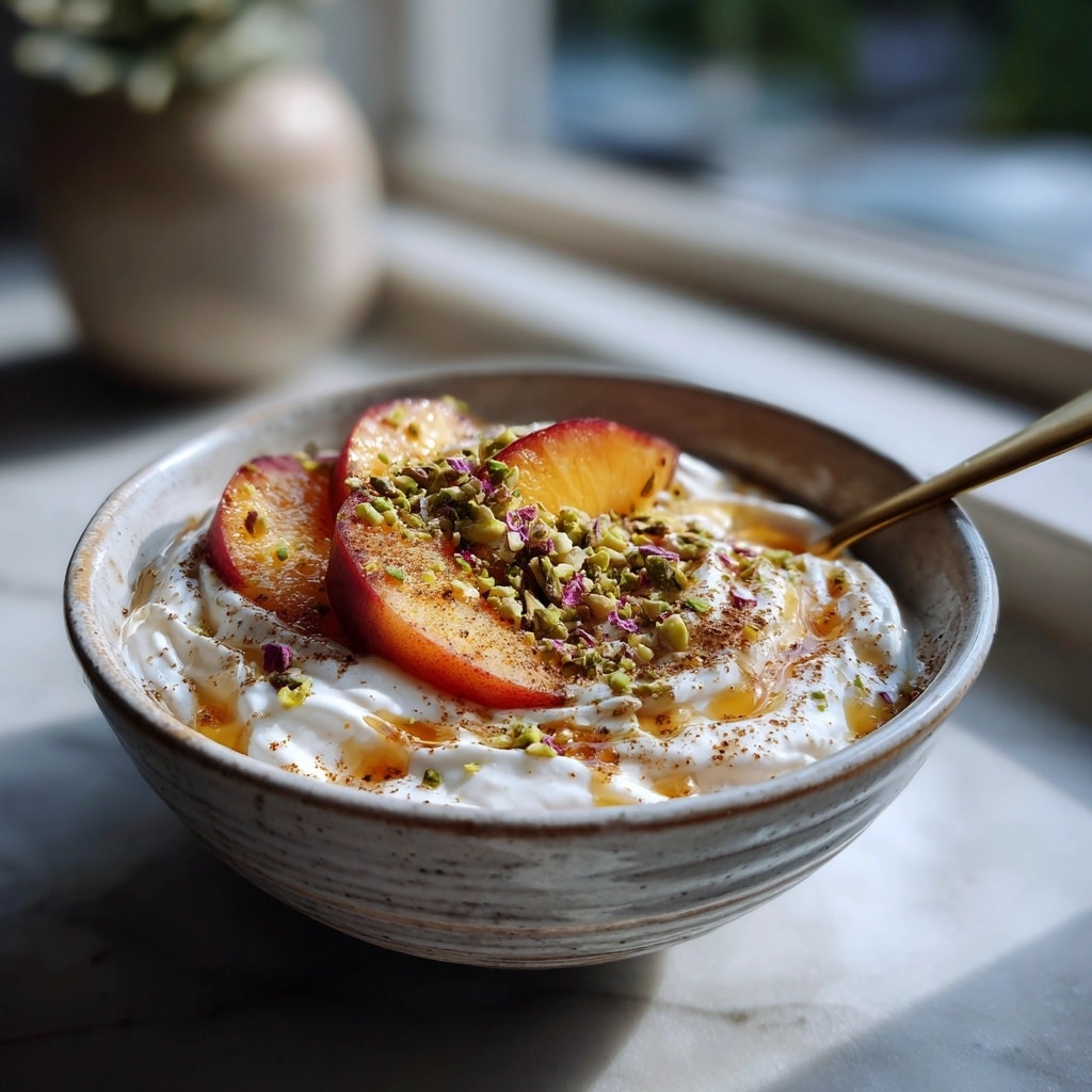 Ginger & Cardamom Poached Nectarines Recipe