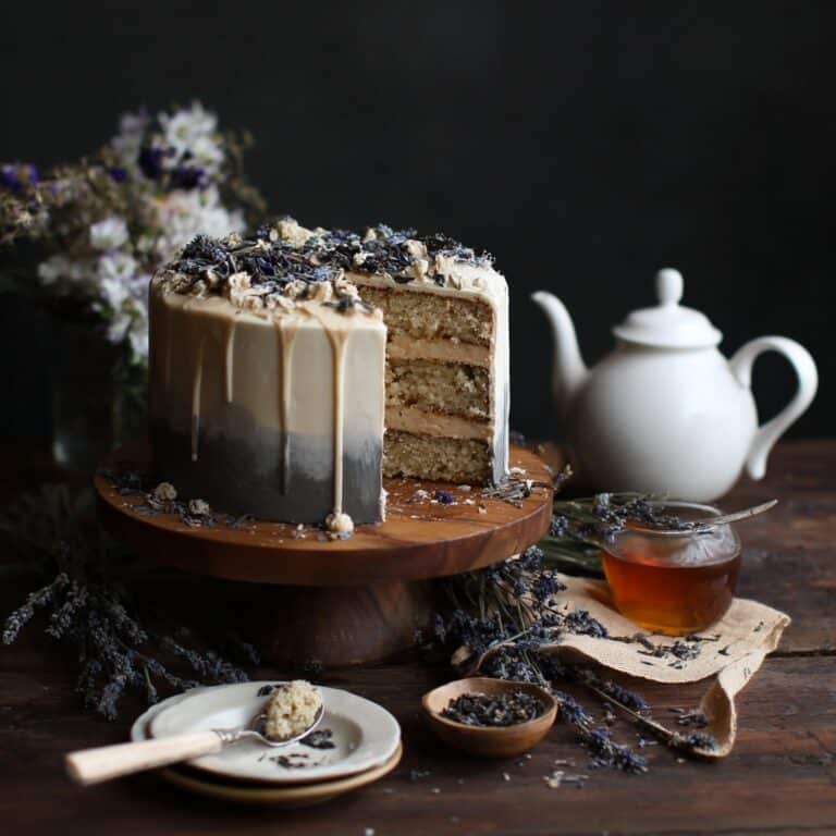 London Fog Cake with Earl Grey & Lavender Recipe