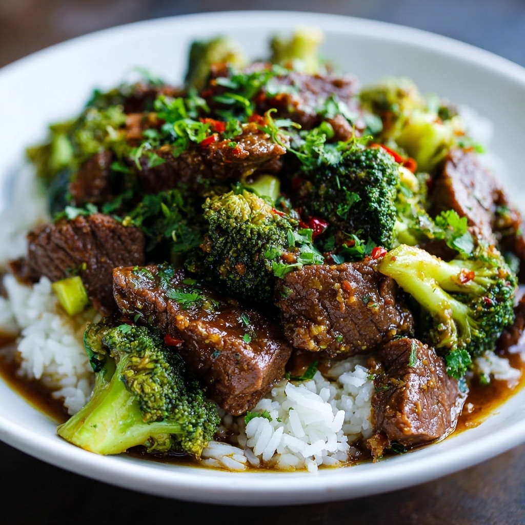 Slow Cooker Beef and Broccoli Recipe - Recipe Image