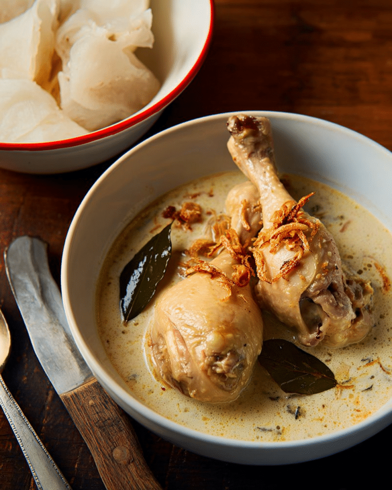 Opor Ayam (Indonesian Chicken Curry) Recipe