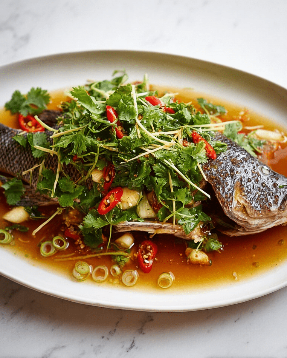 Cantonese-Style Steamed Fish Recipe