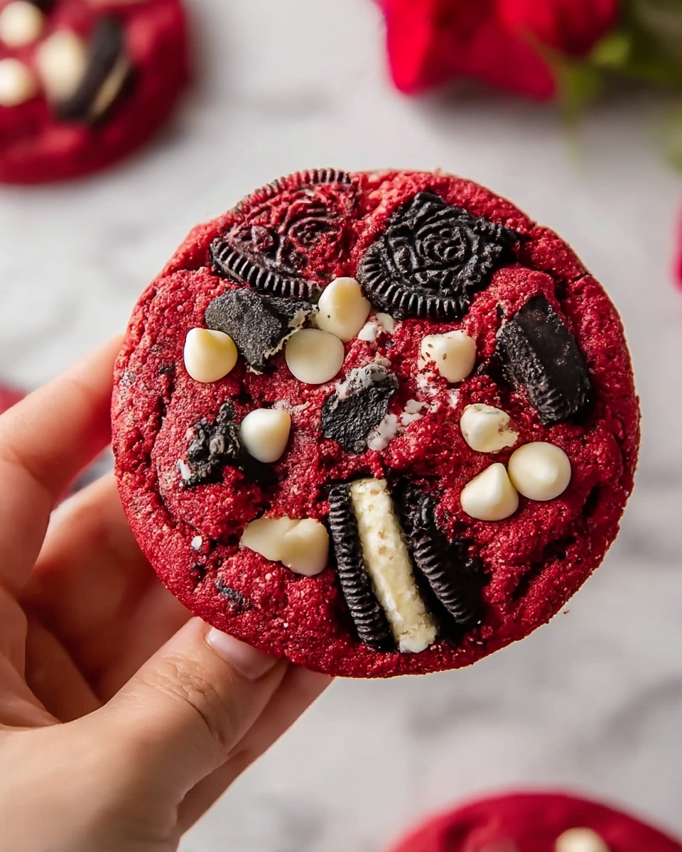 Quick Red Velvet Oreo Cookies Recipe - Recipe Image